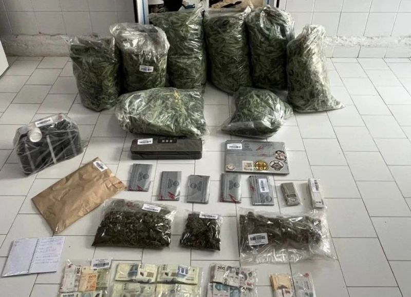 La Policía secuestró más de 24 kilos de marihuana en una vivienda