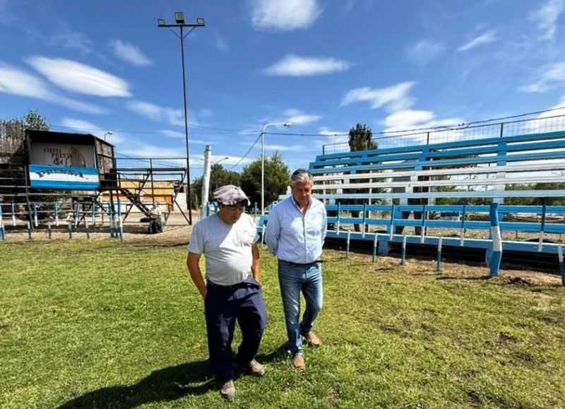 Con un aporte provincial, mejoran el predio para la próxima Fiesta Nacional del Puestero