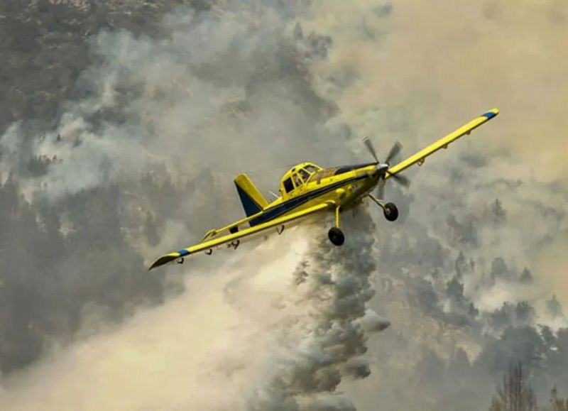 La Provincia alquilará cuatro aeronaves para combatir incendios forestales