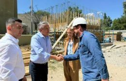 Chos Malal: Figueroa supervisó el avance de obras que fortalecen el abastecimiento de agua potable