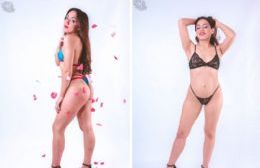 "La pasarela es donde puedo transmitir mis emociones", aseguró la modelo Leila Burgos