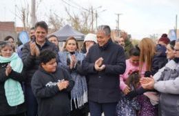 Figueroa y Gaido inauguraron obras de infraestructura y servicios en el sector La Familia