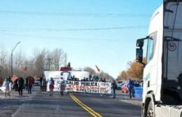 VIDEO | Se realizó un corte en la ruta 22 por parte de la Asociación Sindical de Salud Pública de Río Negro