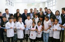 Figueroa inauguró obras en la Escuela 187 de Junín de los Andes