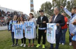 Figueroa participó del puntapié inicial en el fútbol de Centenario