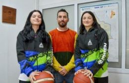 Basquetbolistas neuquinos que se destacan en el circuito internacional fueron recibidas por autoridades de Deportes