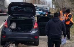 Dos detenidos tras intentar escapar de control policial en Ruta Nacional 22
